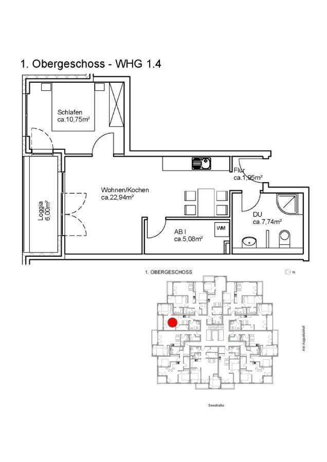 Ferienwohnung Strandvilla Augustusbad 14 沙博伊茨 外观 照片