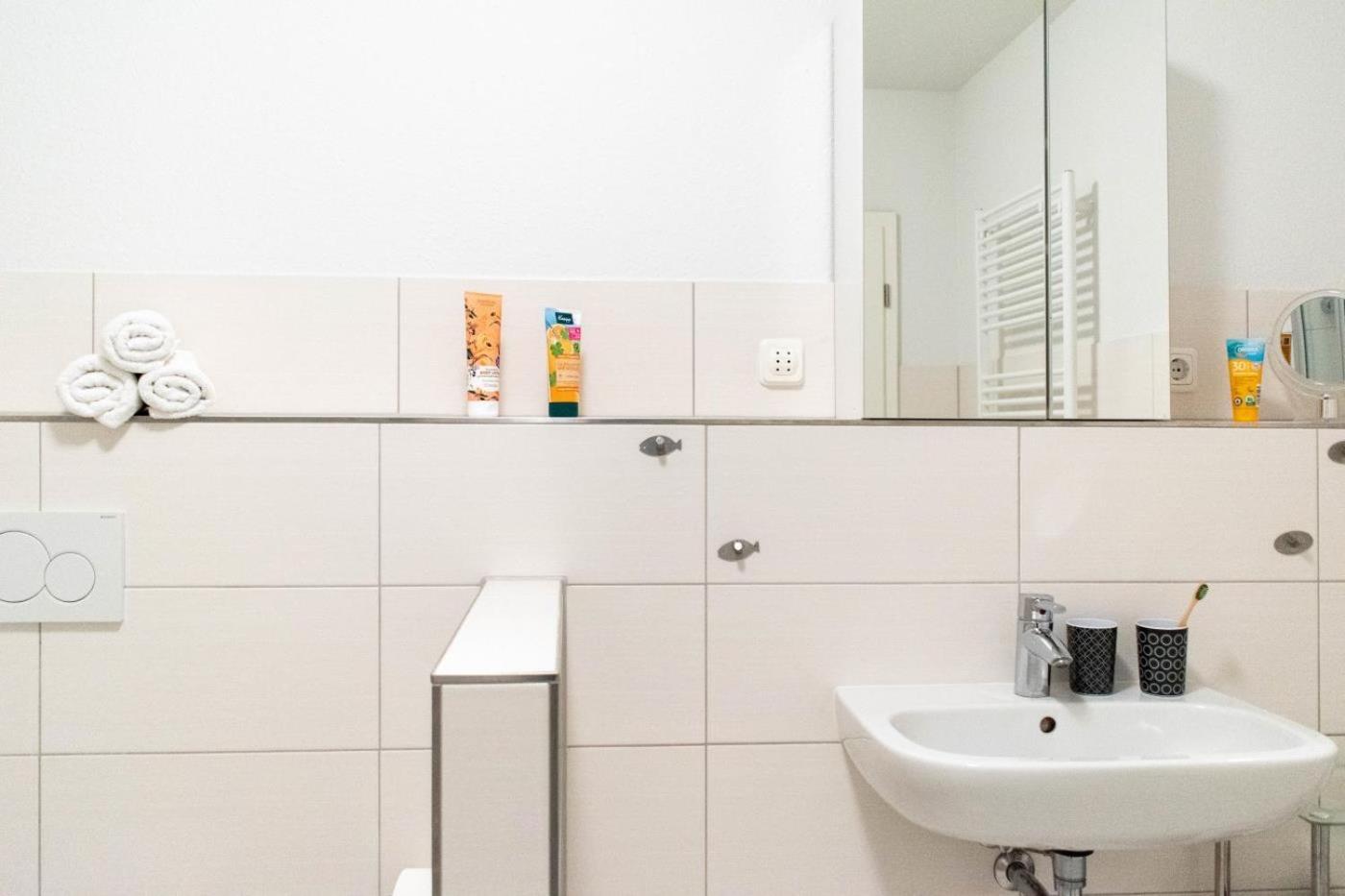 Ferienwohnung Strandvilla Augustusbad 14 沙博伊茨 外观 照片
